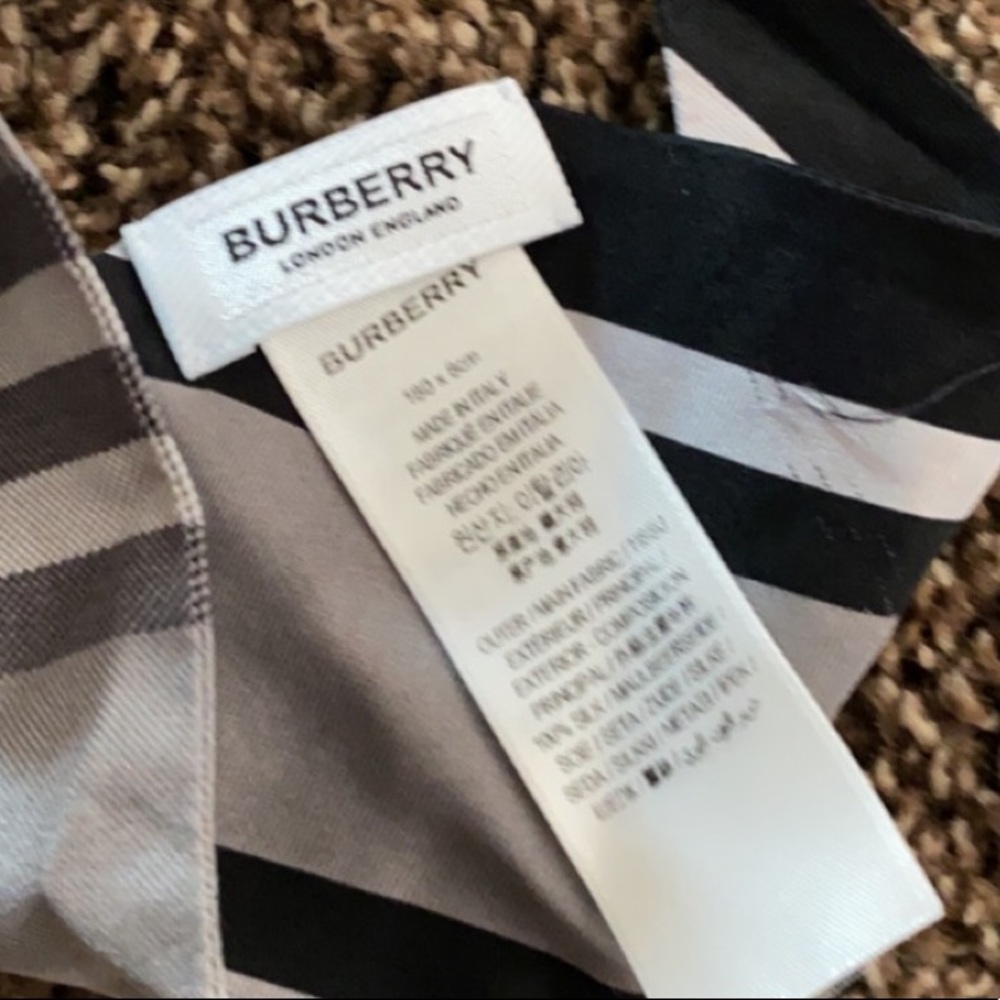 Burberry authentic head scarf or purse scarf!!
